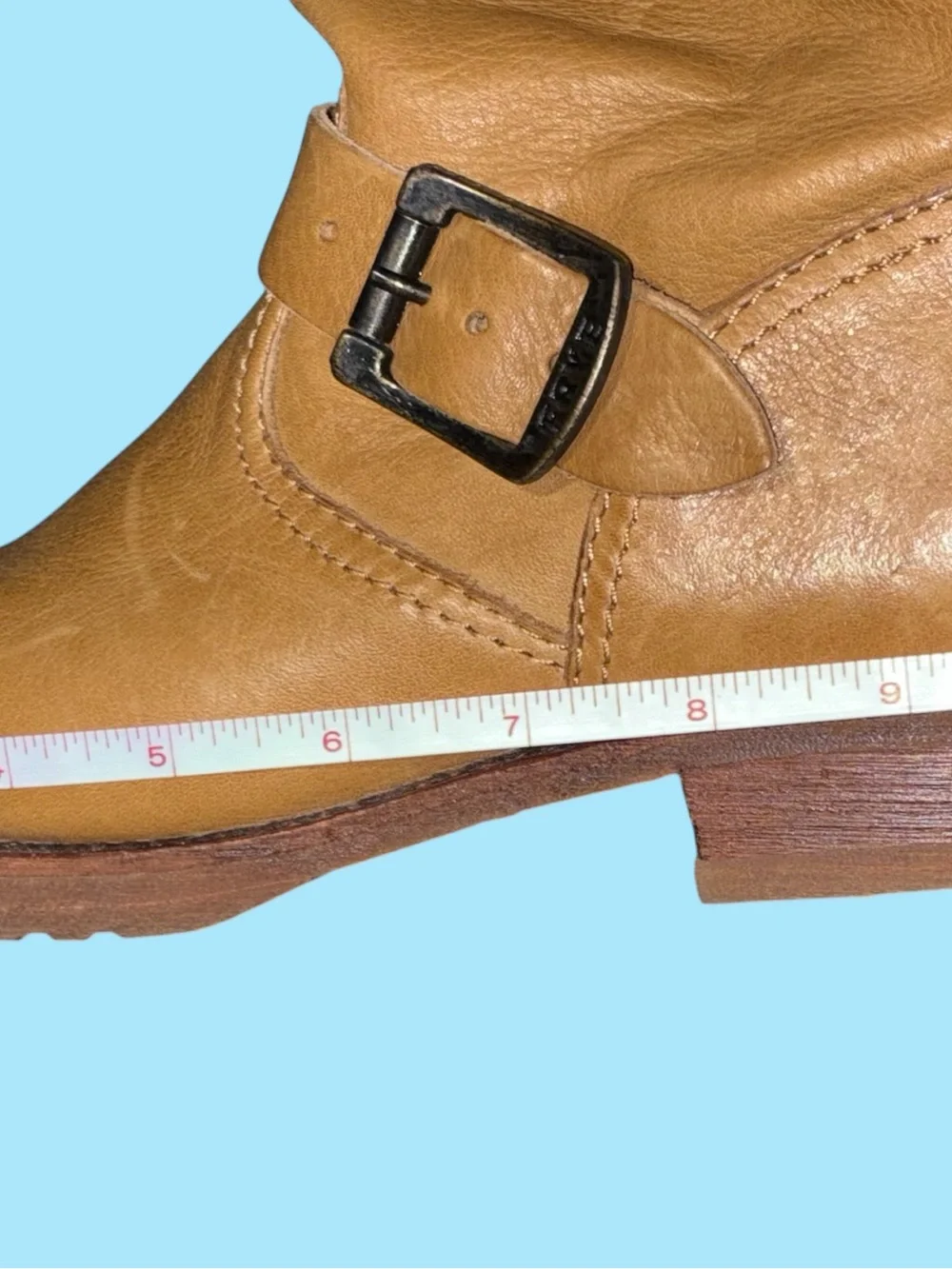 Frye Veronica Slouch Boots in Camel MSRP $399